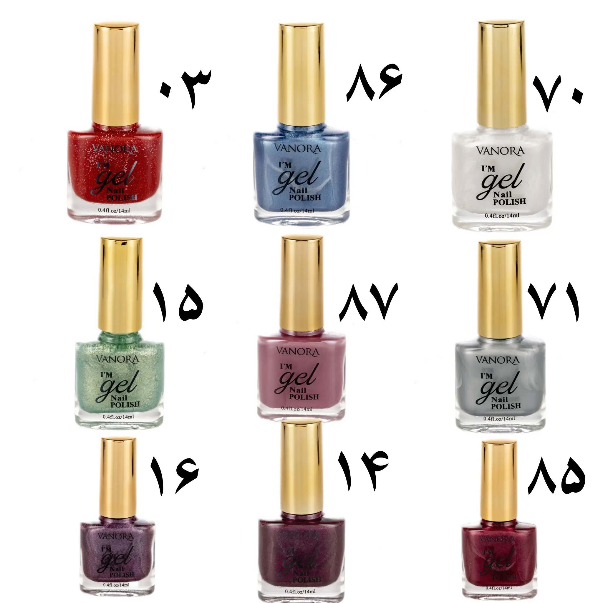 لاک ناخن وانورا